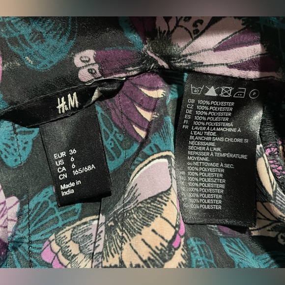 H&M Purple Butterfly Ruffle Skirt - Picture 2 of 3